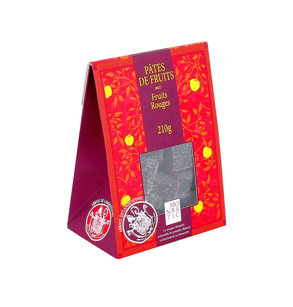 Pâtes de fruits aux fruits rouges - 210 g | LANDEVENNEC (Abbaye Saint-Guénolé de)