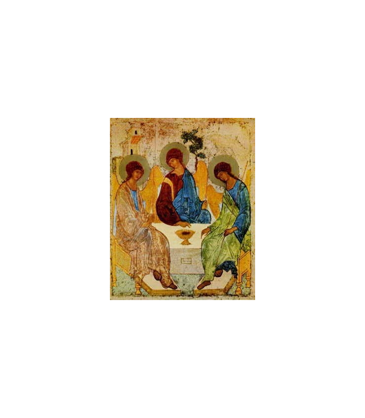 Icône de la Trinité de Roublev - (FL-G108) | FLAVIGNY (Abbaye Saint ...