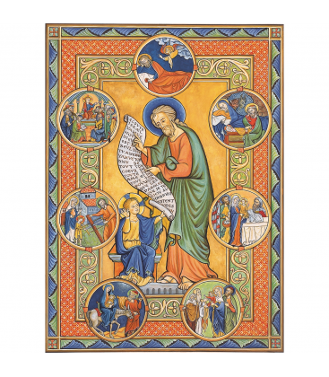 Icône des 7 Douleurs et Allégresses de saint Joseph - (FL-G4050)