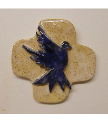Croix Colombe - Bleu - (SC-CCb)