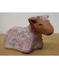 Mouton en Terre Cuite, Émaillé - (SC-MOUem)