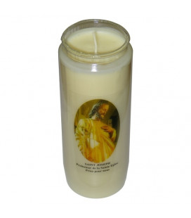 Bougie de Neuvaine - Saint Joseph - (FL-CDOV9JC)