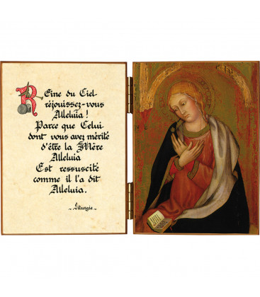 Diptyque religieux de La Vierge de l'Annonciation de Tadeo Di Bartoldo - (FL-D9C)