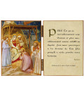 Diptyque religieux de l'Adoration des Mages par Giotto - (FL-D71A)