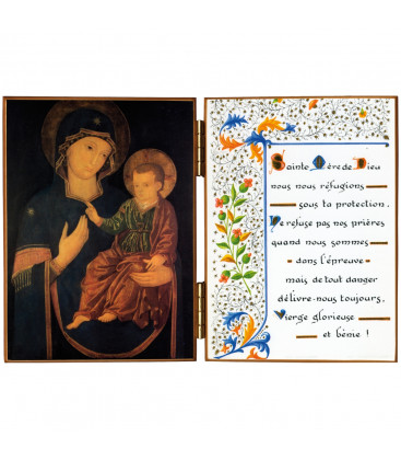 Diptyque religieux de la Vierge de la Consolata - (FL-CHD76A)