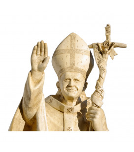 Statue religieuse de saint Jean-Paul II - (FL-jpii130pat)