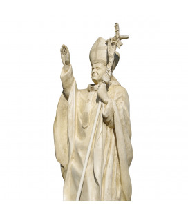 Statue religieuse de saint Jean-Paul II - (FL-jpii130pat)
