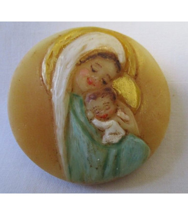 Médaillon rond visages de face - (CF CM6B)