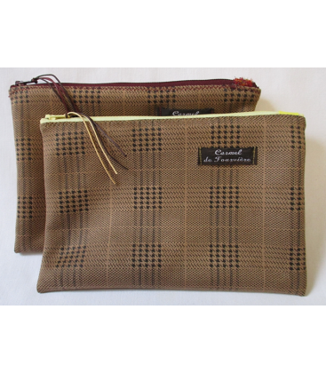 Pochette Prince de Galles - Grenat - (CF OPG Gr)