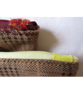 Pochette Prince de Galles - Grenat - (CF OPG Gr)