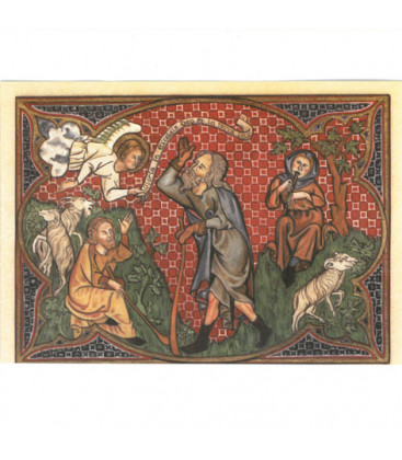 Cartes de voeux l'annonce aux bergers - (JO-ca17)