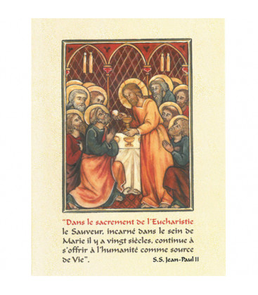 Cartes sur l'Eucharistie - (JO-ca21)