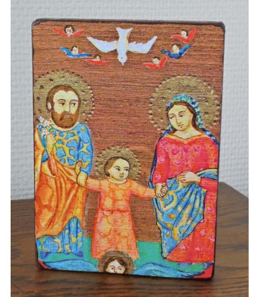 Icône La Sainte Famille - Dim 105x150mm - (CM-IC02)