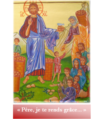 Marque page père je te rends grace création artistique par photographie Artisanat monastique - (NE-ima-19)