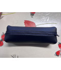 Grande trousse en cuir bleu marine - (JE-TRG01)