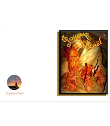 Carte de voeux Noël Artisanat monastique - (NE-c-no-16)