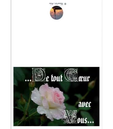 Carte amitié - (NE c-par 4 bis)