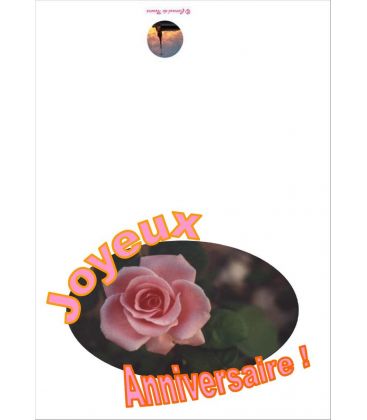 Carte de voeux anniversaire - (NE-c-o-5)