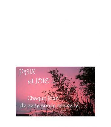 Carte amitié photographie de nature sur coucher de soleil pour chaque jour de la vie Artisanat monastique - (NE-c-S-14)