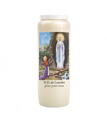 Bougie de neuvaine Sacré Coeur de Jésus