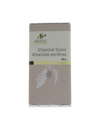 Tablette de chocolat blanc