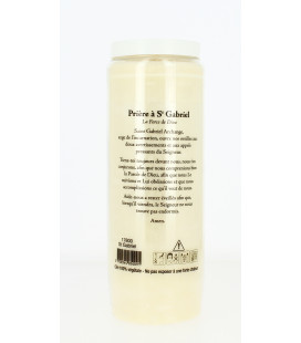 Bougie de neuvaine Saint Gabriel