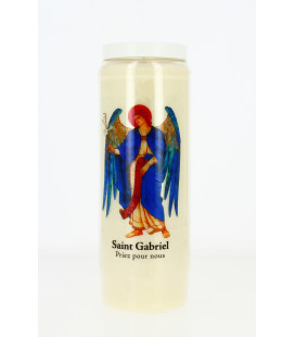 Bougie de neuvaine Saint Gabriel