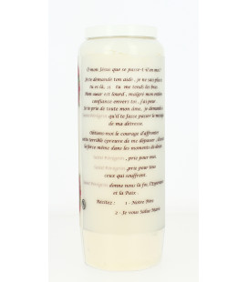 Bougie de neuvaine Saint Pérégrin