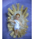 Enfant Jésus en cire 7 cm - (NE-enf.-4)