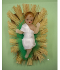 Enfant Jésus en cire de 6 cm - (NE-enf.-5)