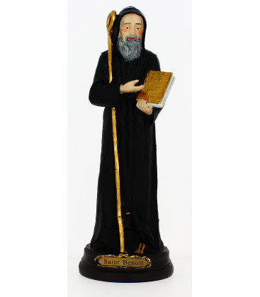 Statue en résine de Saint Benoît