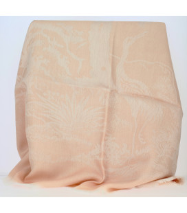 Châle Indien orange dégradé