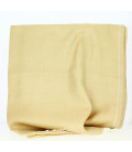 Châle Indien Uni Beige