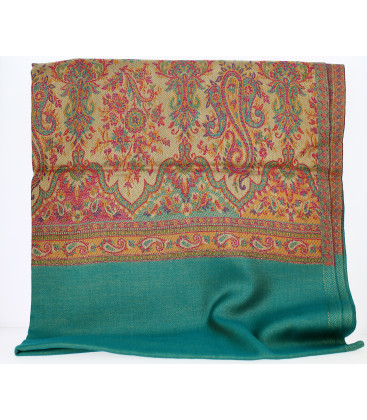 Châle Indien Violet et Argent