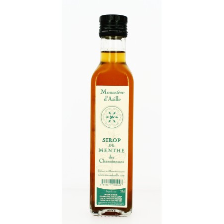Sirop de Menthe, 100% pur et naturel - (Az-Smth) - 25 cL | AZILLE (Monastère Mater Dei d')