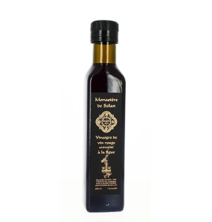 Vinaigre de vin rouge aromatisé à la figue bio - 250 mL | SOLAN (Monastère de la Protection de la Mère de Dieu de)