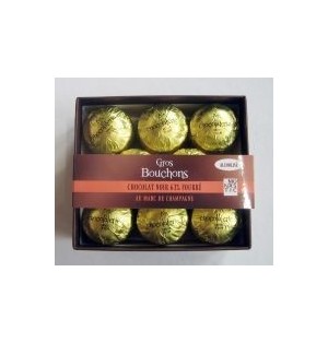 Gros bouchons x8 fourrés au marc de Champagne (BC08) - 240 g | IGNY (Abbaye Notre-Dame d')