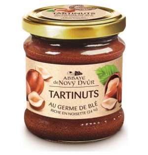 MONASTERE DE NOVY DVUR - Tartinuts pate à tartiner noisettes caramel germe de blé