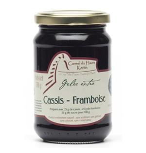 Gelée de Cassis et de Framboises - 370 g | HAVRE KERITH (Carmel du)