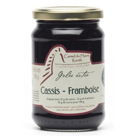 Gelée de Cassis et de Framboises - 370 g | HAVRE KERITH (Carmel du)