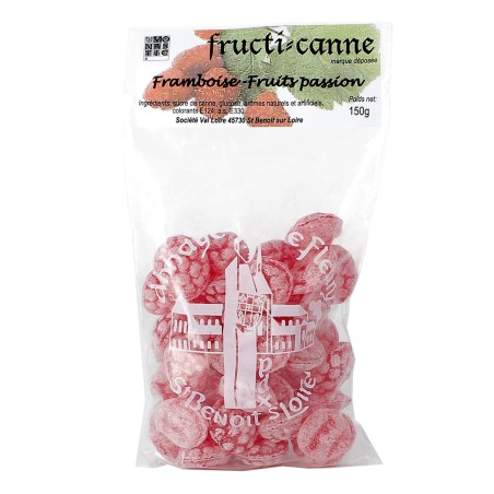 Pastilles Framboise - Passion - 150 g | FLEURY (Abbaye de Saint-Benoît-sur-Loire)