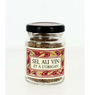 Sel au vin et à l'Origan bio