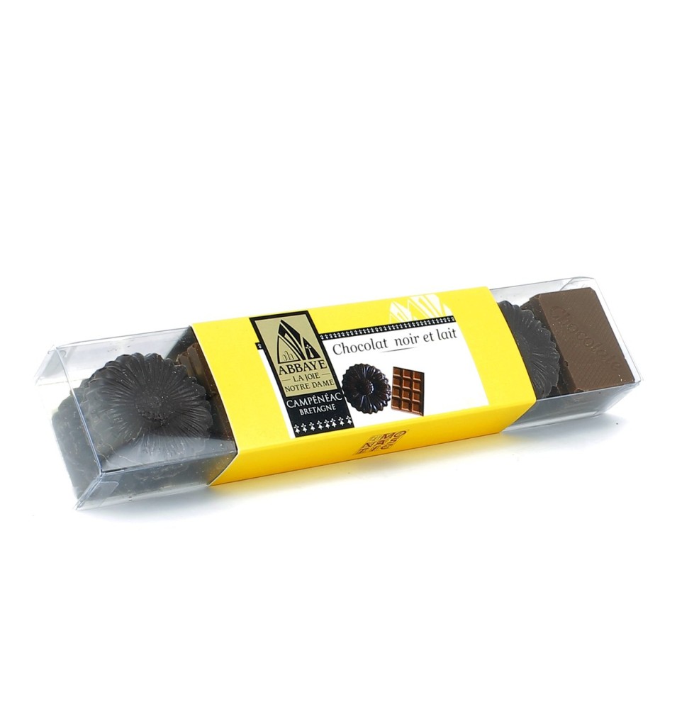 Étui de 30 chocolats Noirs et au Lait - 175 g | CAMPÉNÉAC (Abbaye de la Joie-Notre-Dame de)