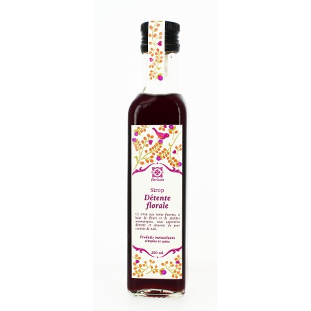 Sirop Détente Florale Bio - 250 mL | BOIS SALAIR (Monastère de)