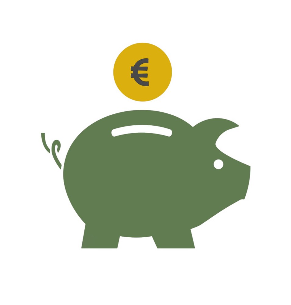 Pourboire - le petit cochon tirelire à pourboires pour l'équipe de préparateurs de commande